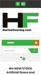 Mobile Screenshot of harlowfencing.com